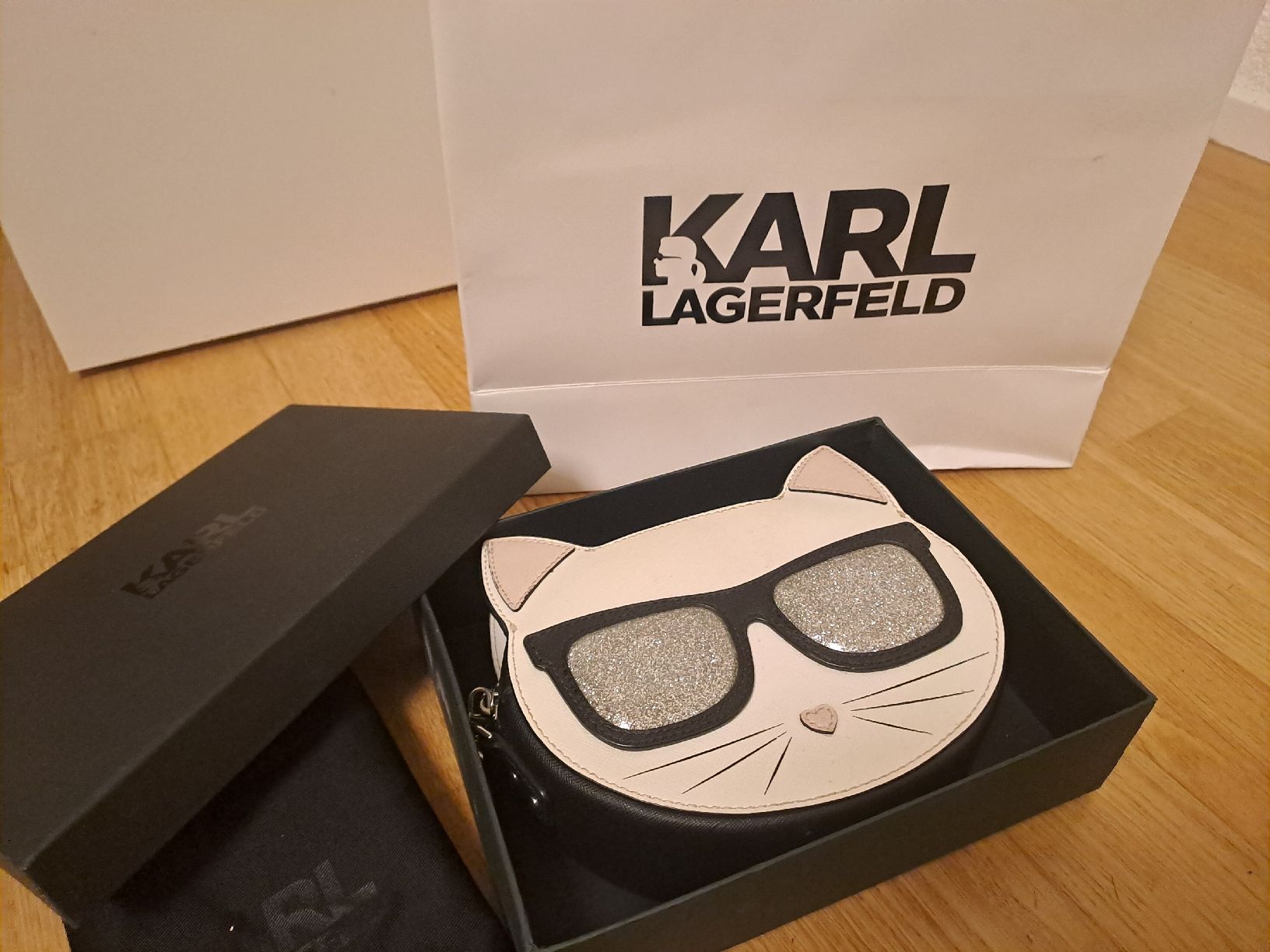 Karl Lagerfeld Borse da donna: Karl Lagerfeld Tasche Katze – Nuovo (secondo la descrizione) da Wädenswil venduto da Valerielea 5
