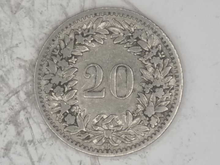 Alle Münzen: 20 rappen 1885 – Gebraucht aus Bure von chap981 1