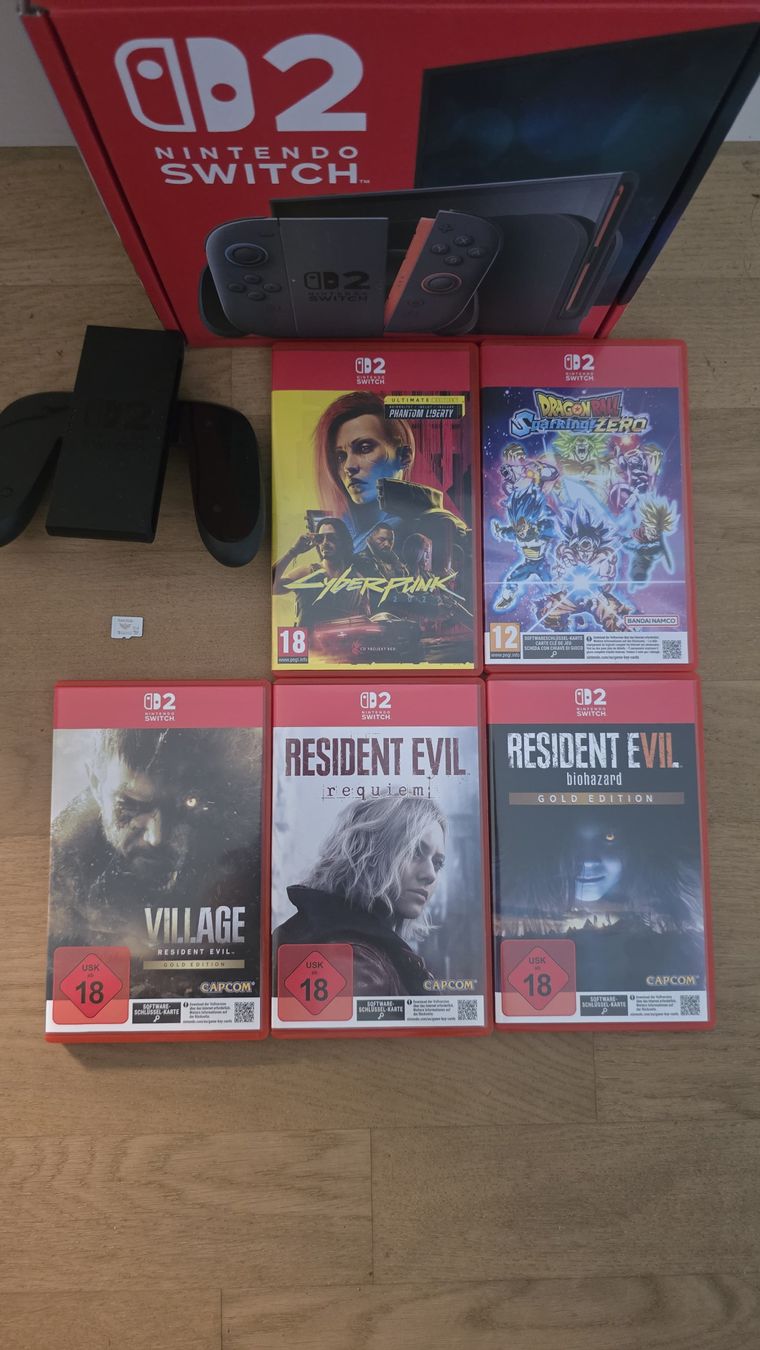 Nintendo Console: Nintendo Switch 2 mit 5 Spielen & Controller. – Nuovo (secondo la descrizione) da Maladers venduto da jan_cj2z 1