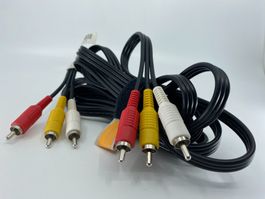 Videokabel je 3x Cinch - ca. 2.80 m