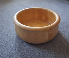 Grosse Holzschüssel gut erhalten