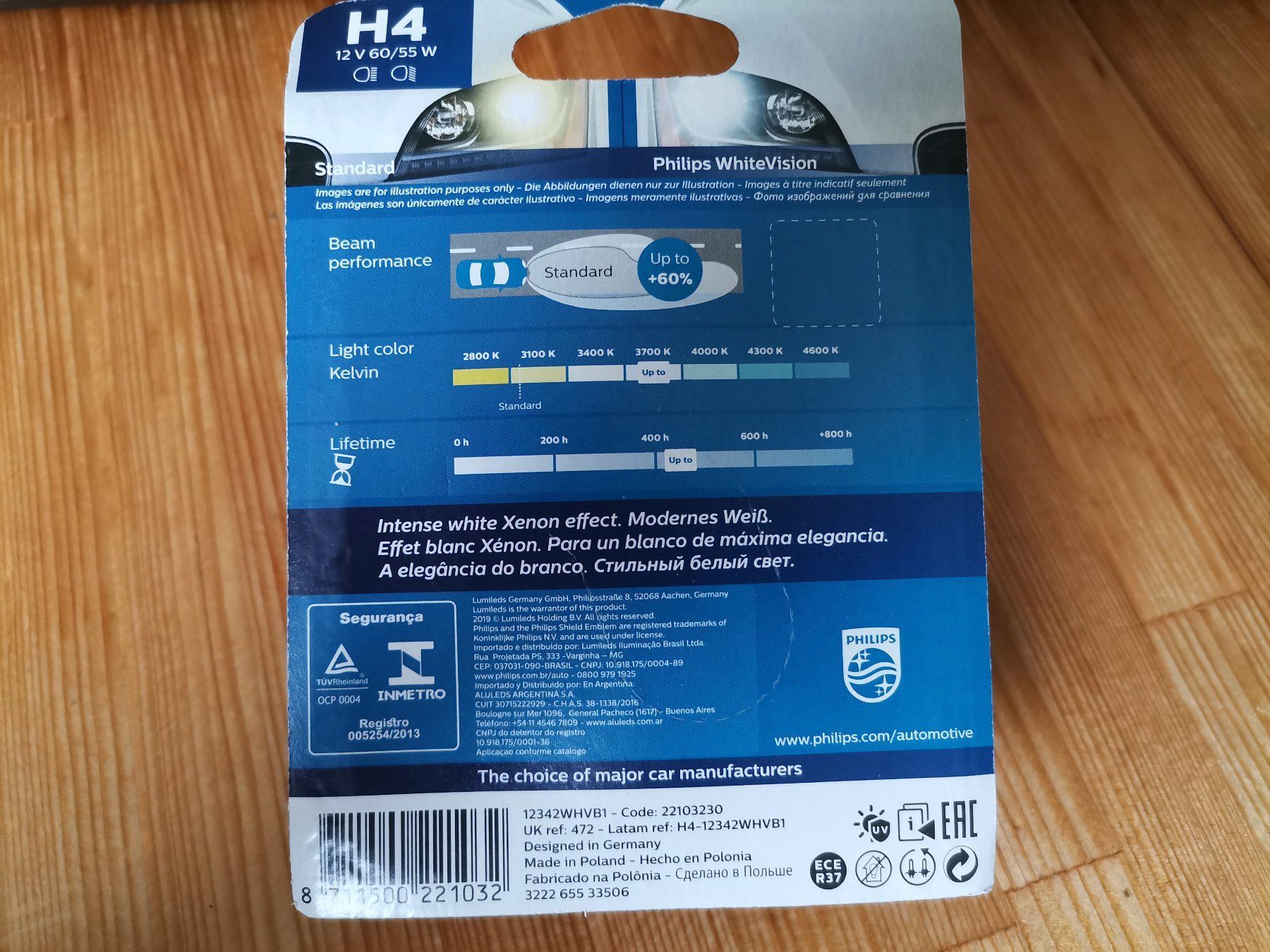 Philips Tutti pezzi di ricambio auto: PHILIPS White Vision H4 Xenon Effect – Nuovo e nell'imballaggio originale da Münchwilen TG venduto da Gandalf126 1