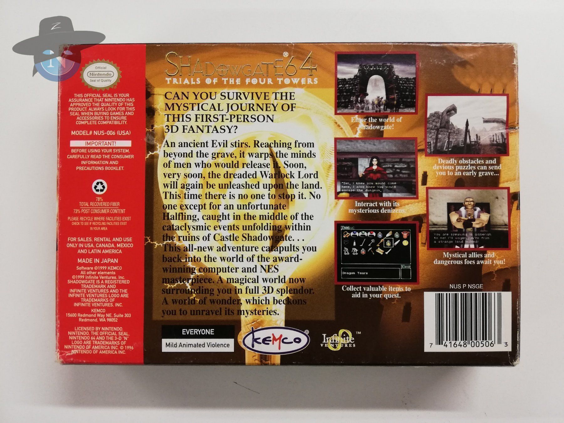 Nintendo Giochi: Shadowgate 64    / USA / Nintendo 64 N64 – Usato da St. Gallen venduto da zorro_dc 1