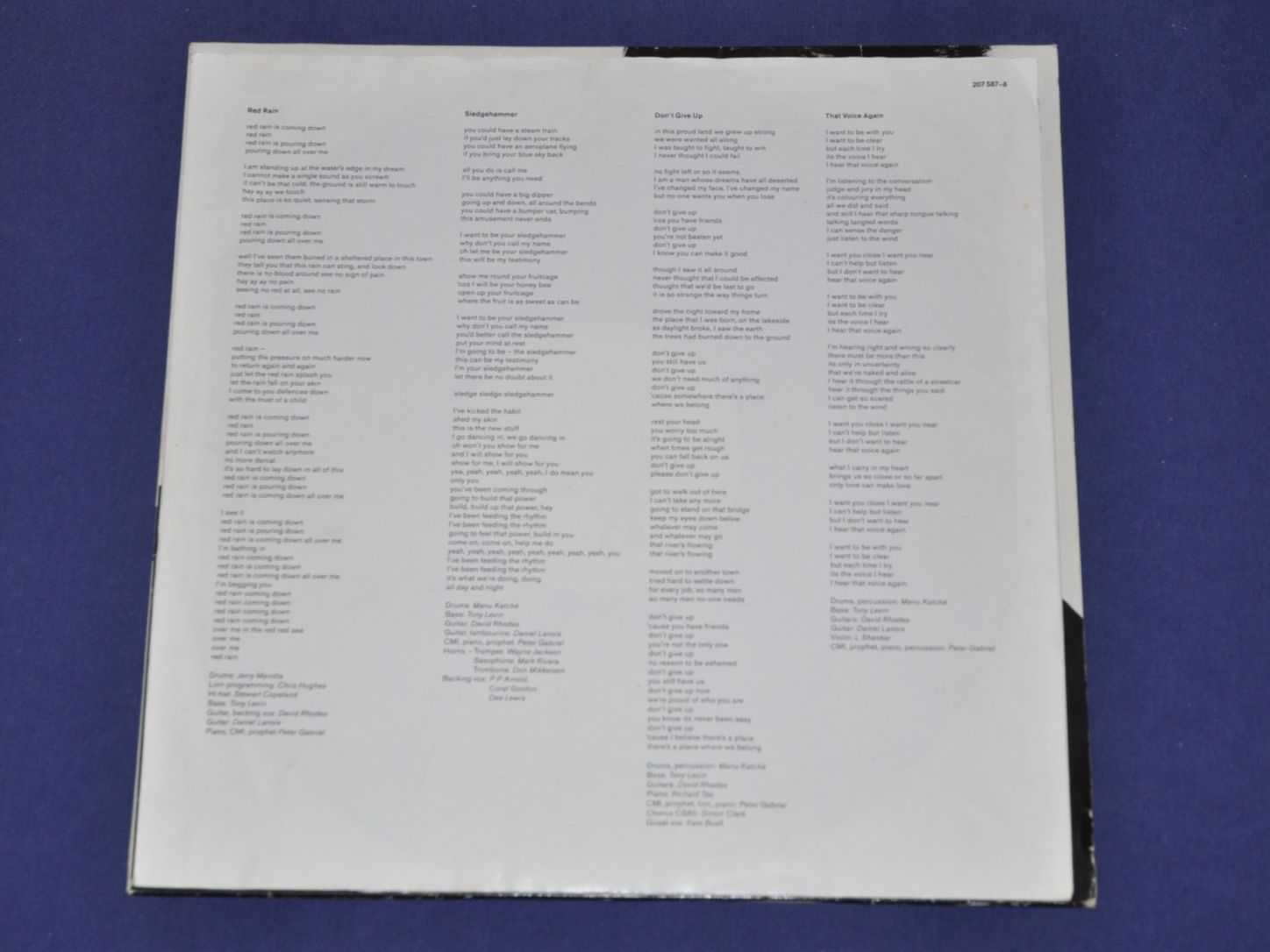 Schallplatten: LP Peter Gabriel - So – Gebraucht aus Boll von Theodora15 2