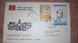 Swissair Monastier - Geneve 06.04.1985