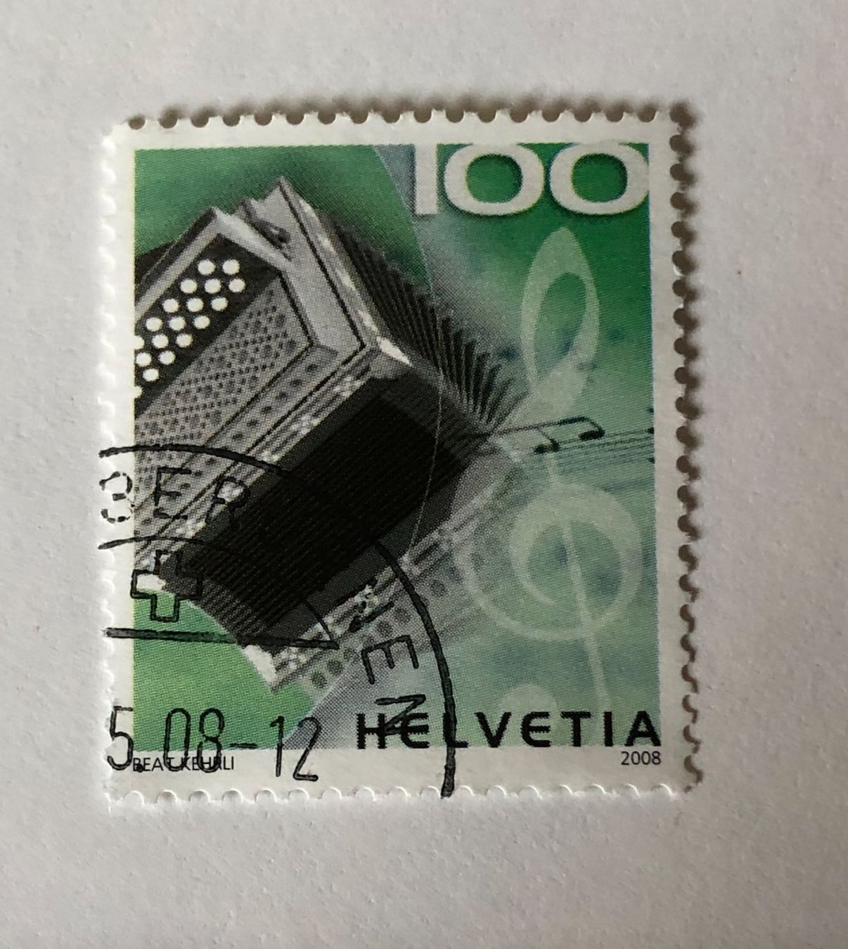 Tutti i francobolli: Nr.1268 Volksmusik GESTEMPELT 2008    – Usato da Aarau venduto da Billa007