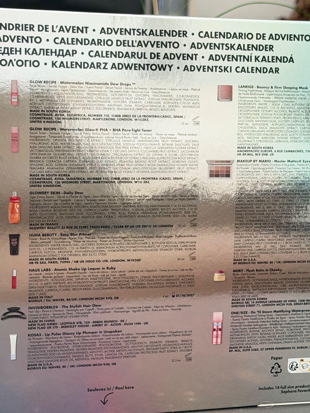 Sephora Calendari: Sephora - Adventskalender – Nuovo e nell'imballaggio originale da Yverdon-les-Bains venduto da ioustock 5