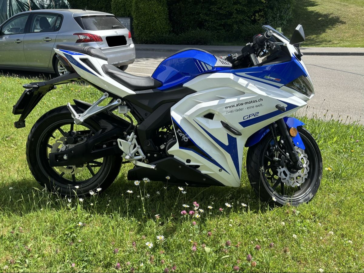 Strada: Wottan GP2 125ccm Blau Weiss – Usato da Pfäffikon ZH venduto da lau_9xbl 1