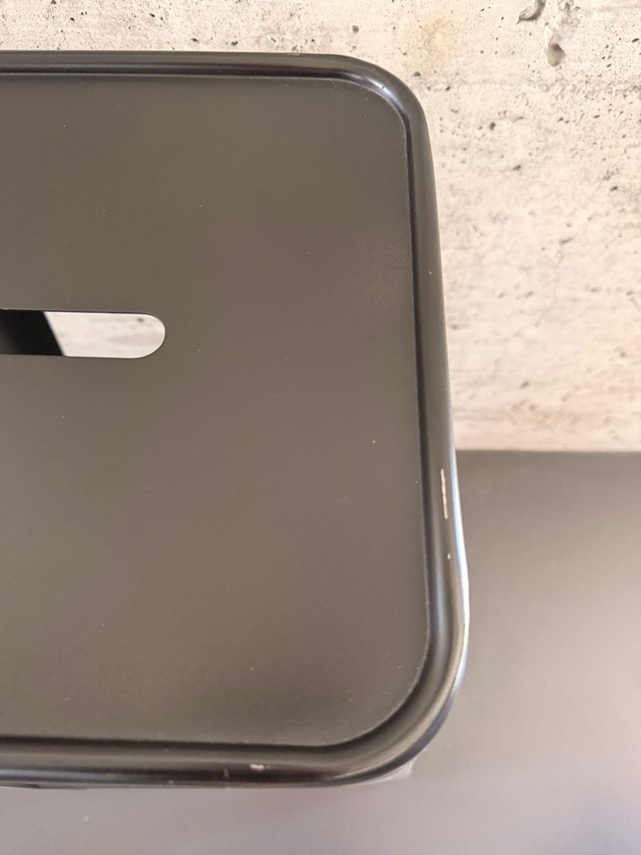 Sgabelli: Schwarzer Barhocker aus Metall, Industrial Design – Usato da Ilanz venduto da daria007 3