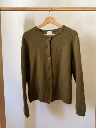H&M Strickjacke / Cardigan – Olivgrün / Khaki (Gr. M)