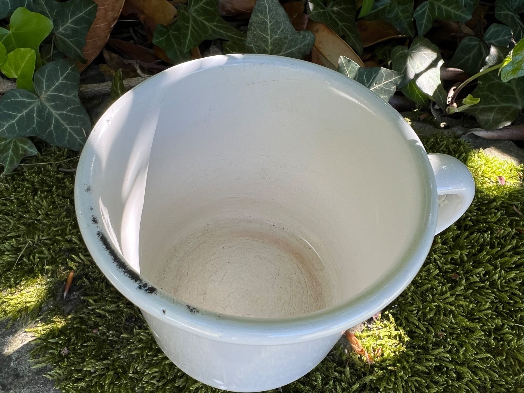 Tassen: Vintage Tasse - Emaille - Shabby – Gebraucht aus Walzenhausen von Cerna007 3