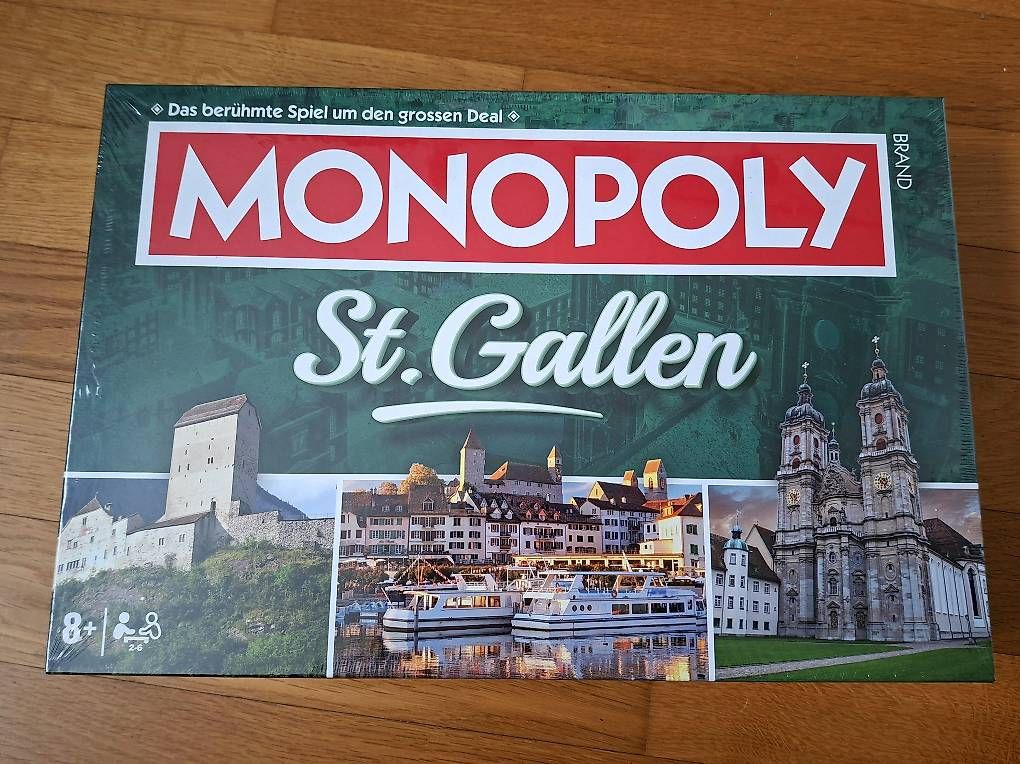 Giochi: Monopoly St. Gallen, neu und originalverpackt – Nuovo e nell'imballaggio originale da St.Gallen venduto da suryKe