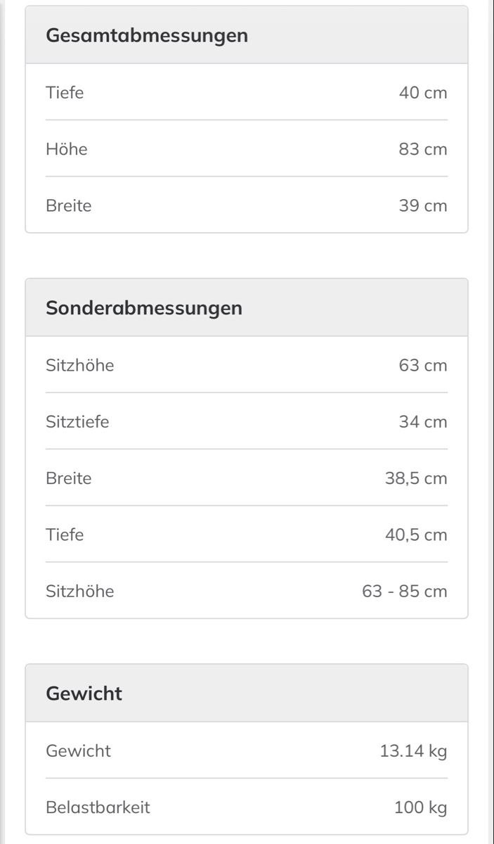 Sgabelli: 2er-Set Barhocker höhenverstellbar – Usato da Pfäffikon SZ venduto da M.Haas_93 3