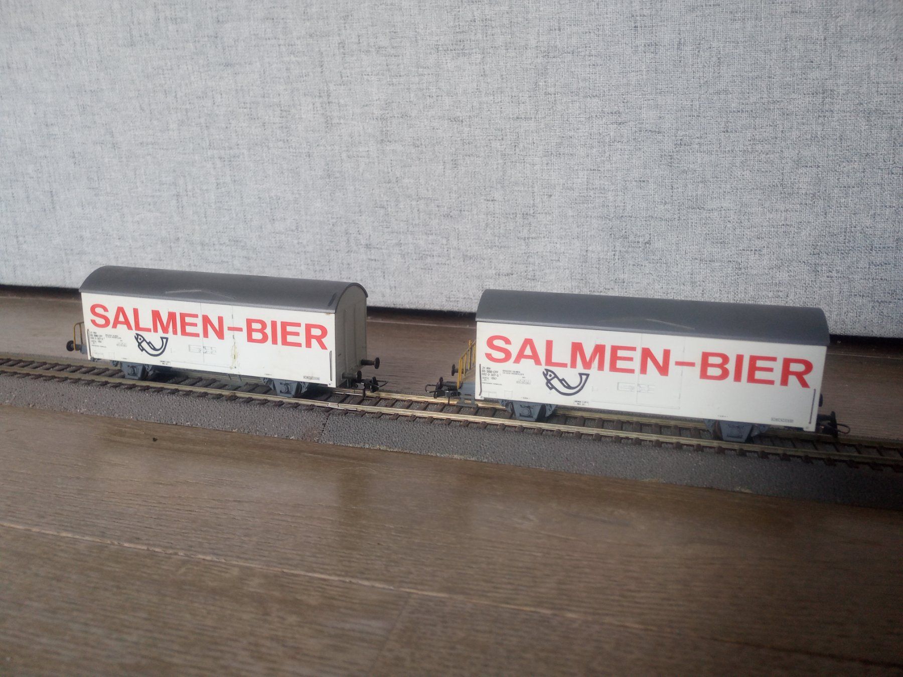 Aku Modellini di ferrovie: 2 wagons Salmen-Bier 1/87 - AKU – Usato da Sion venduto da Stefan1938 6