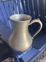 Zinnkrug klein mit Griff gebraucht Zustand 10 cm