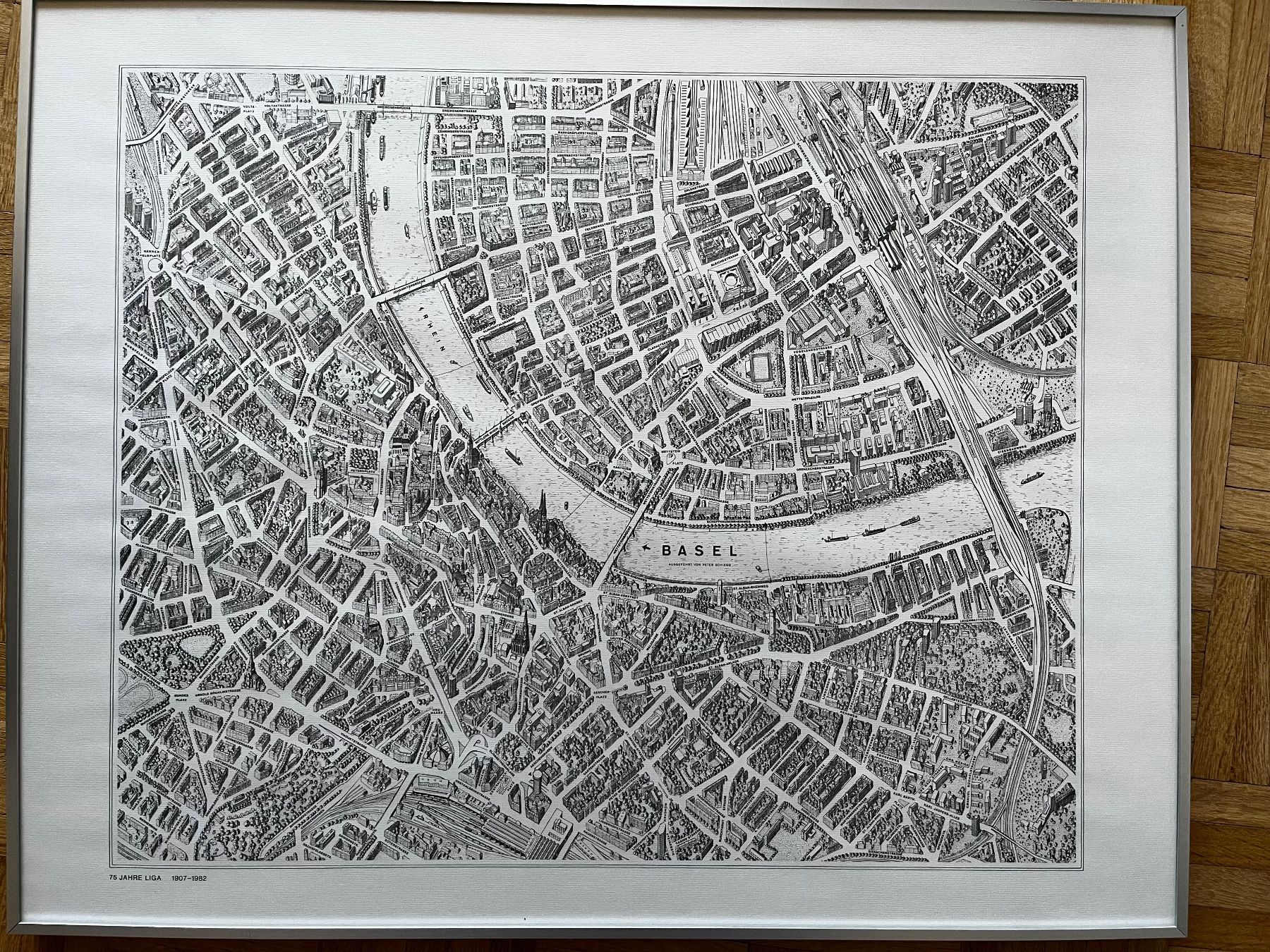 Cartine & Atlanti: Seltener und sehr besonderer Basler Stadtplan – Usato da Basel venduto da pat_yp5k