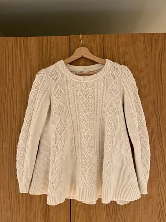 Claudie Pierlot Strickpullover Gr. 36, Offwhite