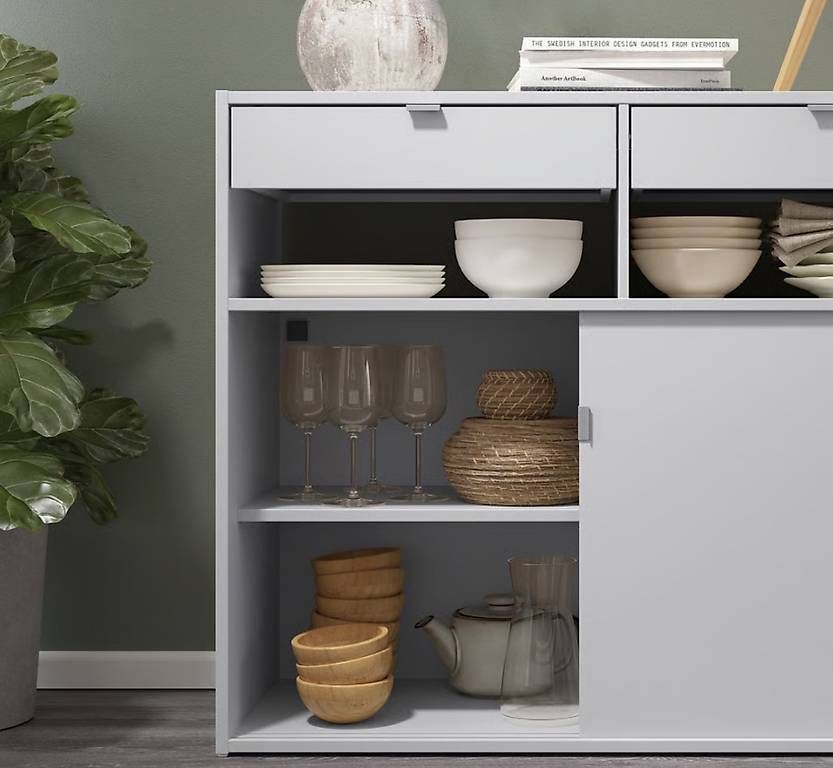 Ikea Cassettiere: IKEA SPIKSMED Sideboard, hellgrau, 97x40x79 cm – Nuovo (secondo la descrizione) da Mülligen venduto da BarbaraSzanto 2