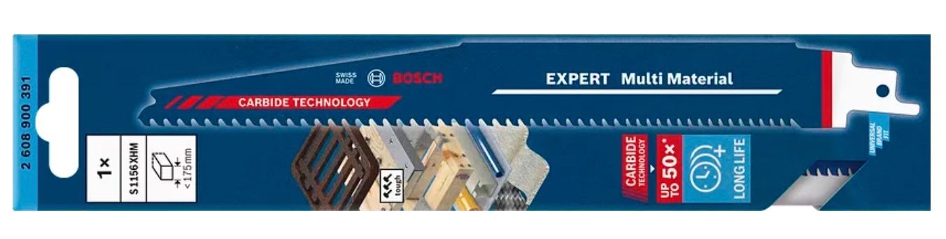 Bosch Seghe: Säbelsägeblatt Bosch EXPERT Multi Material S1156XHM – Nuovo e nell'imballaggio originale da Flumenthal venduto da Tboni 1
