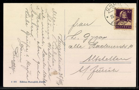 Cartes postales: AK Lenzerheide, Lenzerheidesee mit Lenzerhorn – D'occasion à Berlin par bartko-reher 1