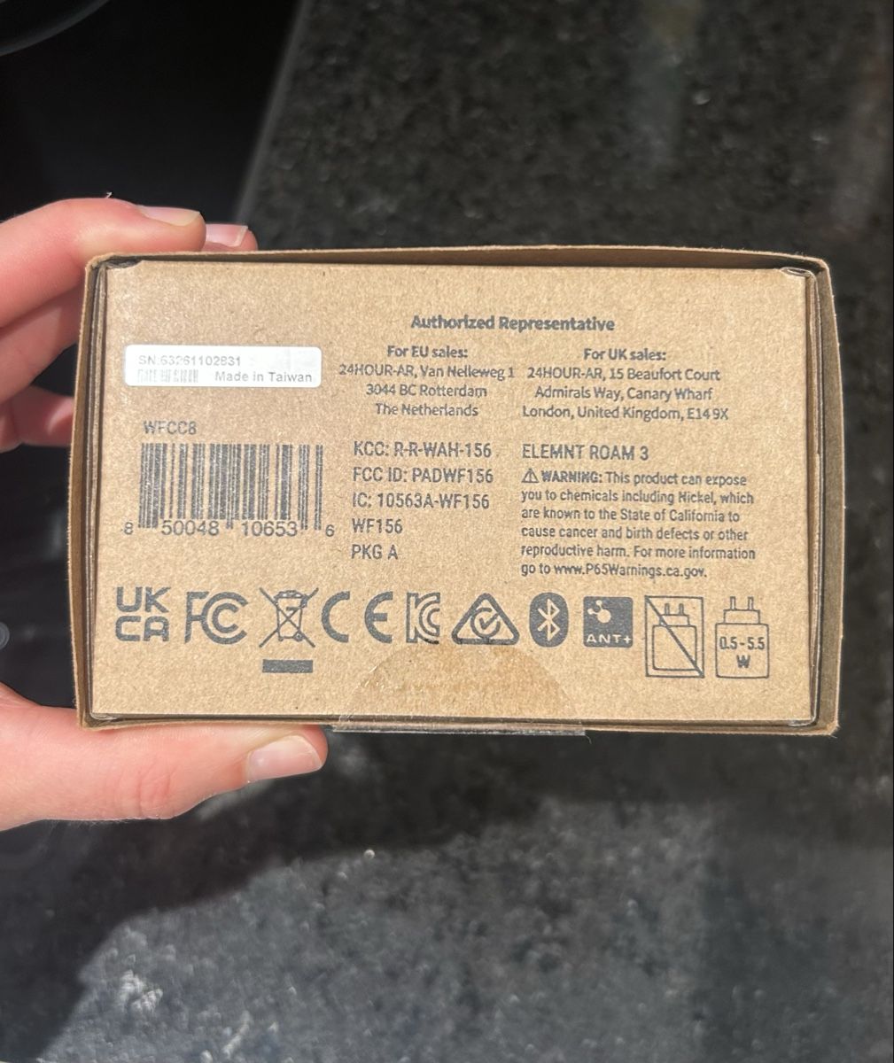 Computer & Strumenti di misurazione: Wahoo Element Roam 3 – Nuovo e nell'imballaggio originale da Zürich venduto da mei_rzc9 1