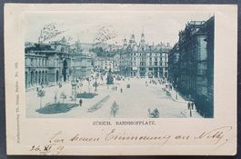 Zürich 1899 - Bahnhofplatz