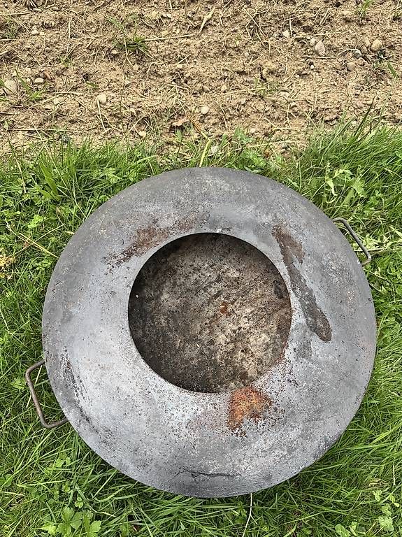 Feuerschale: Feuerschale (60cm) mit Grillring / Plancha – Gebraucht aus Islisberg von J12582 3