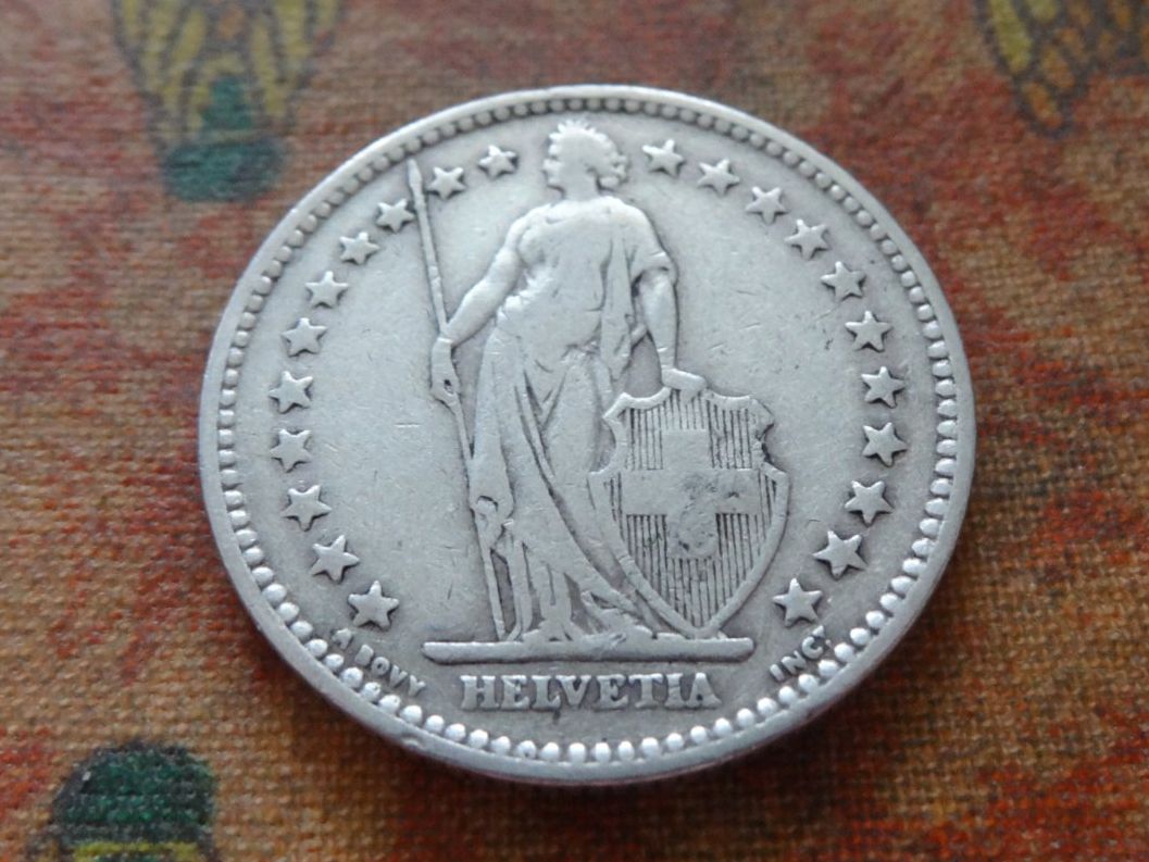 Tutti le monete: 2 Fr. 1901  (B) – Usato da Romanel-sur-Lausanne venduto da Swift13 1