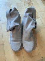 Wildlederstiefel aus St. Tropez Gr.38, handgefertigt