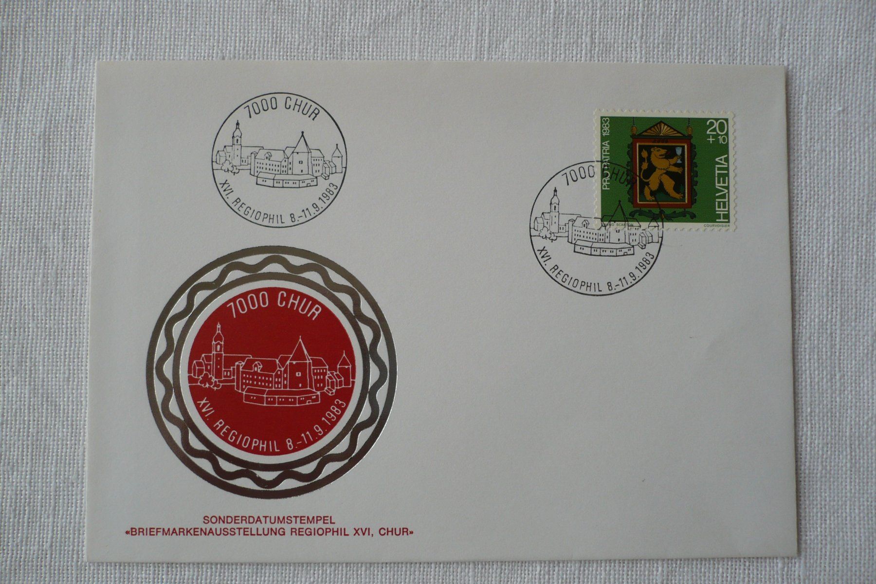 Tutti i francobolli: 1983 REGIOPHIL XVI, Chur – Usato da Zürich venduto da saltandpepper008