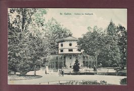 ST. GALLEN - Stadtpark - Volière - 1911