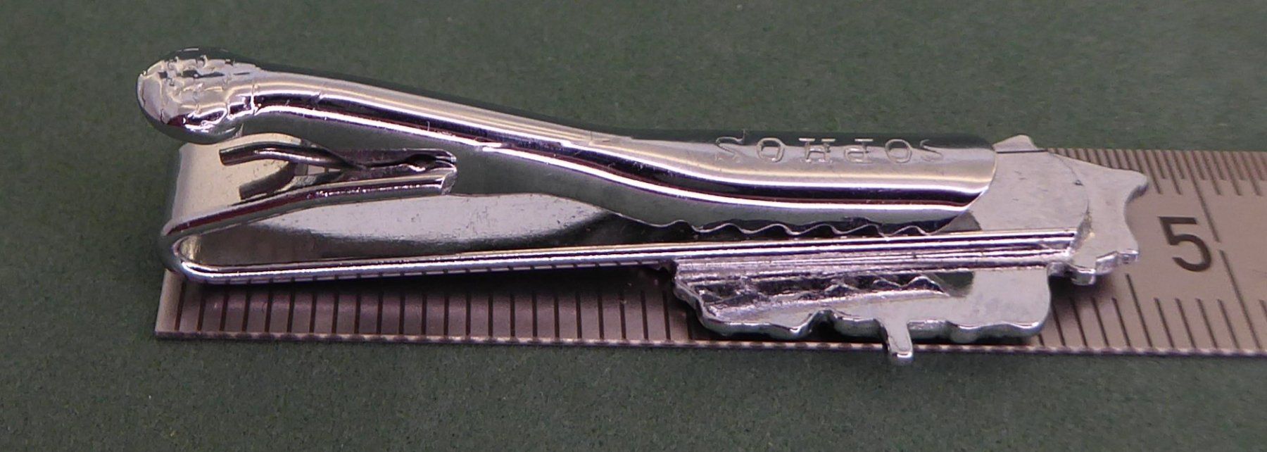Spille & Fermagli: Krawatten Nadel SOPHOS  Metall versilbert "kein Silber" – Usato da Muri AG venduto da silvermouse007 3