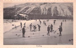 St. Moritz GR // ca. 1910 Curling // Winter