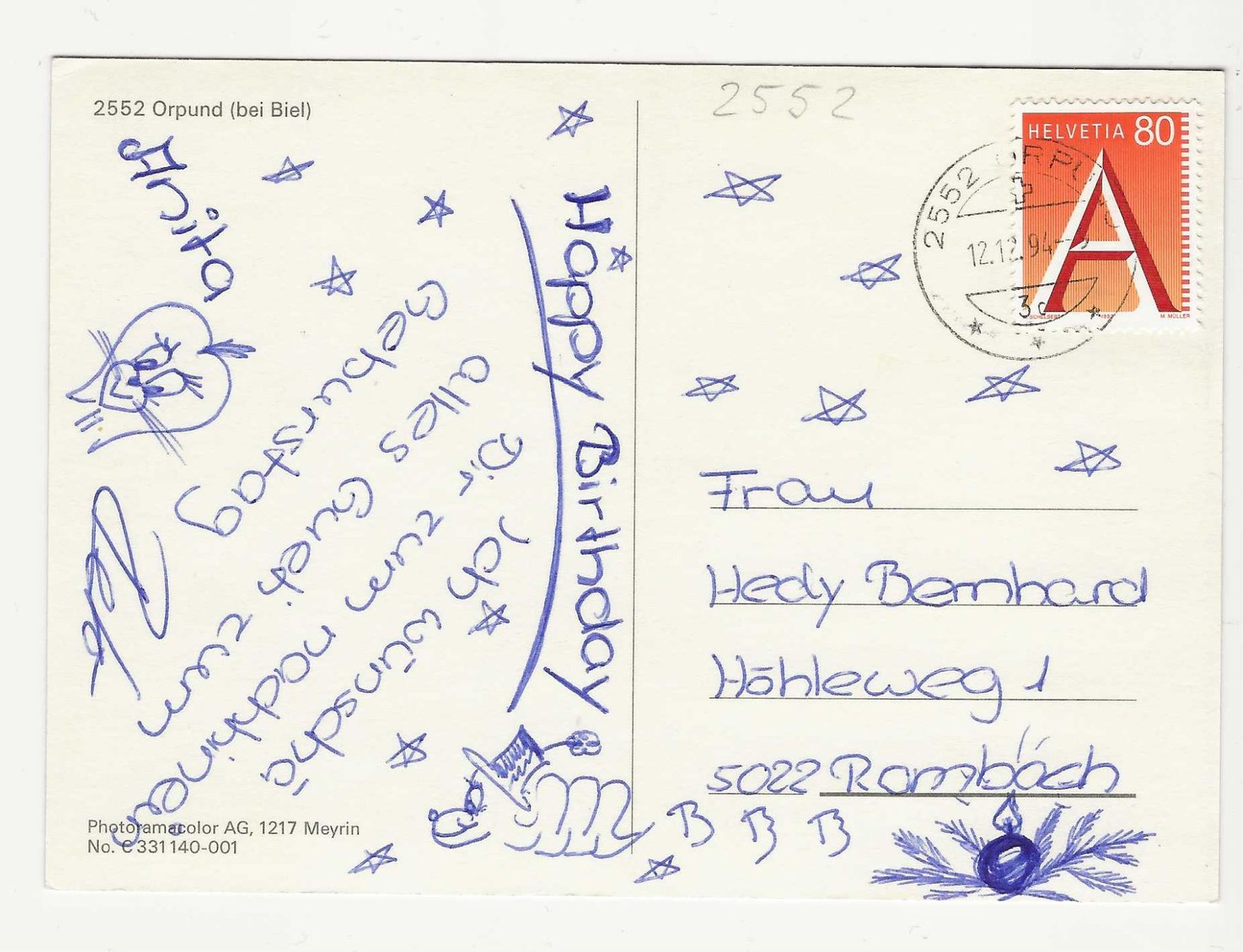Cartes postales: ORPUND  (BEI BIEL) – D'occasion à Küttigen par rolypo 1