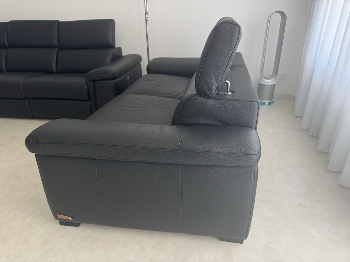 Sofas: Sofa- Ledersofa Schwarz – Neu (gemäss Beschreibung) aus Winterthur von dan_8tlm 1