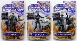 TERMINATOR LOT 3 FIGURE T-600 T-700 JOHN CONNOR PLAYMATES