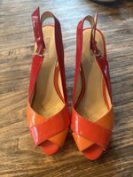 Geox Damen Pumps Lackrot Orange Grösse 40