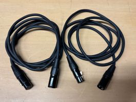 2er Set XLR Kabel 2m (X1233)