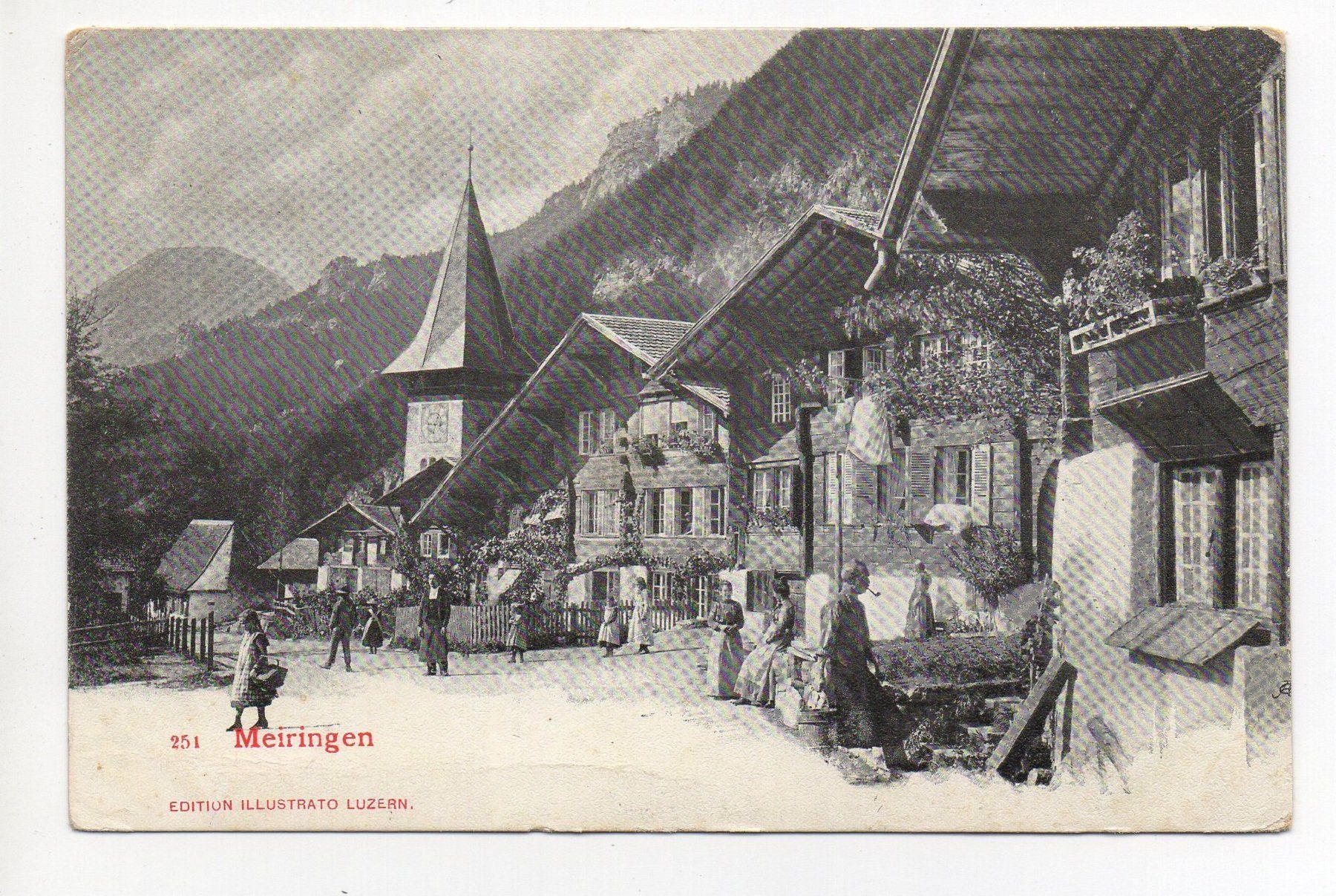 Cartoline postali: MEIRINGEN – Usato da Jona venduto da philajona