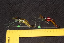2stk. Garnelen Angelköder Angelwerkzeuge Fish Tackle Haken