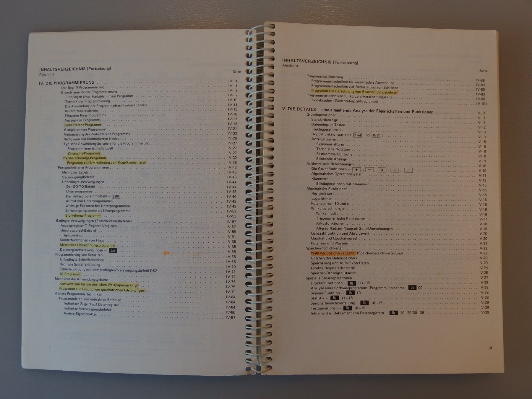 Texas Instruments Taschenrechner: Original-Dokumentation Texas Instruments TI-58 / TI-59 – Gebraucht aus Gwatt (Thun) von Nocturnal_99 2
