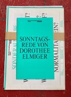 Dorothee Elmiger: Sonntagsrede