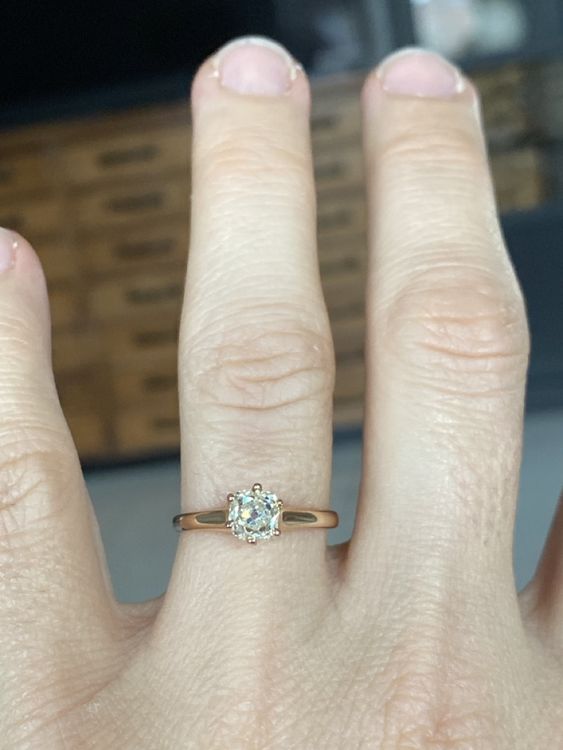 Voller Ewigkeitsring 1,9 Kt Diamant? Elegante Hochzeit Verlobung