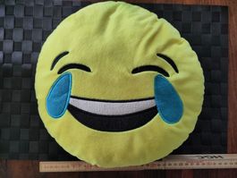 Plüschtier: Emoji Smiley lachen, 30cm