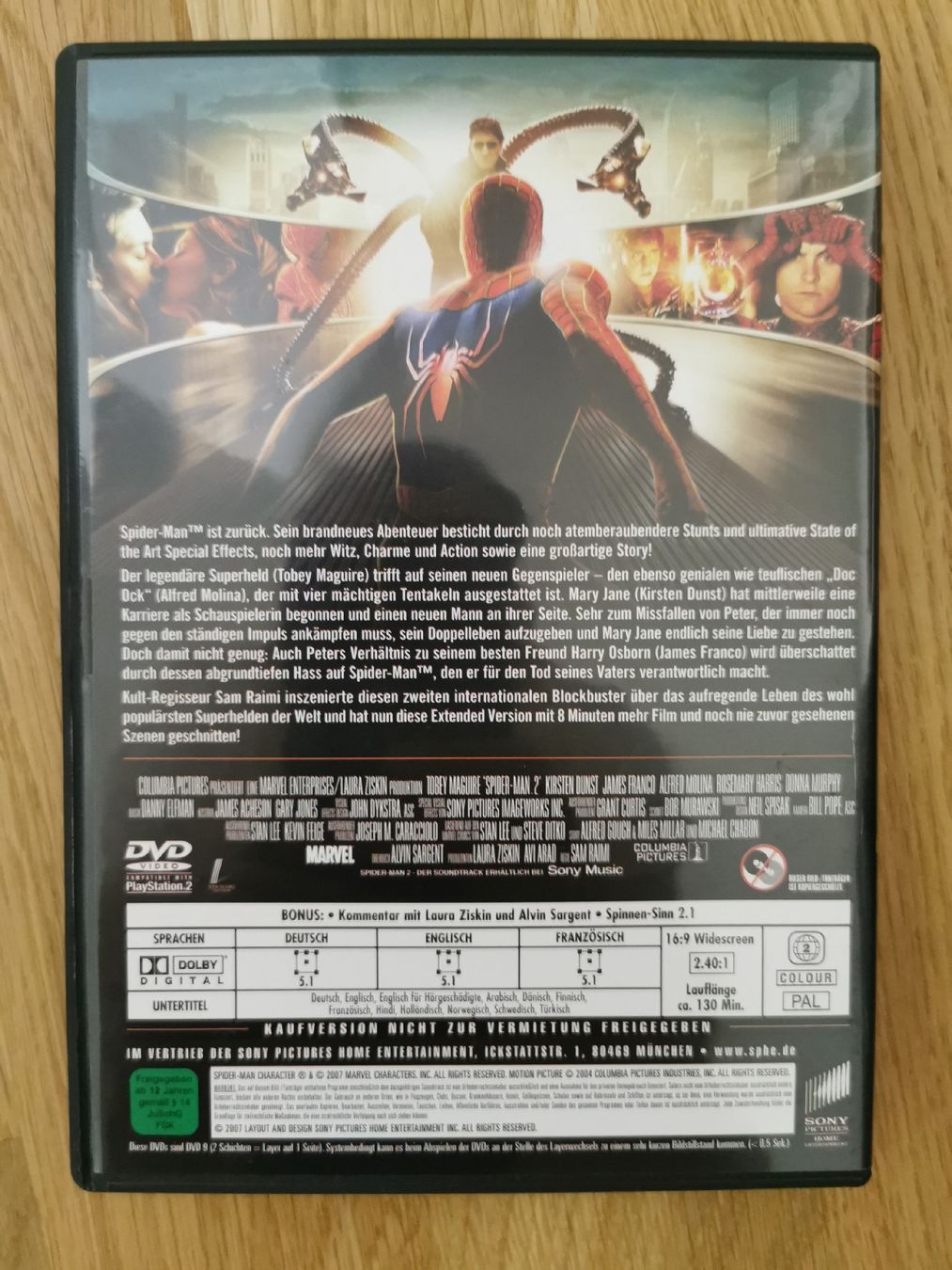 Tous les DVDs: Spiderman 2.1 - DVD – D'occasion à Arnegg par michik999 1