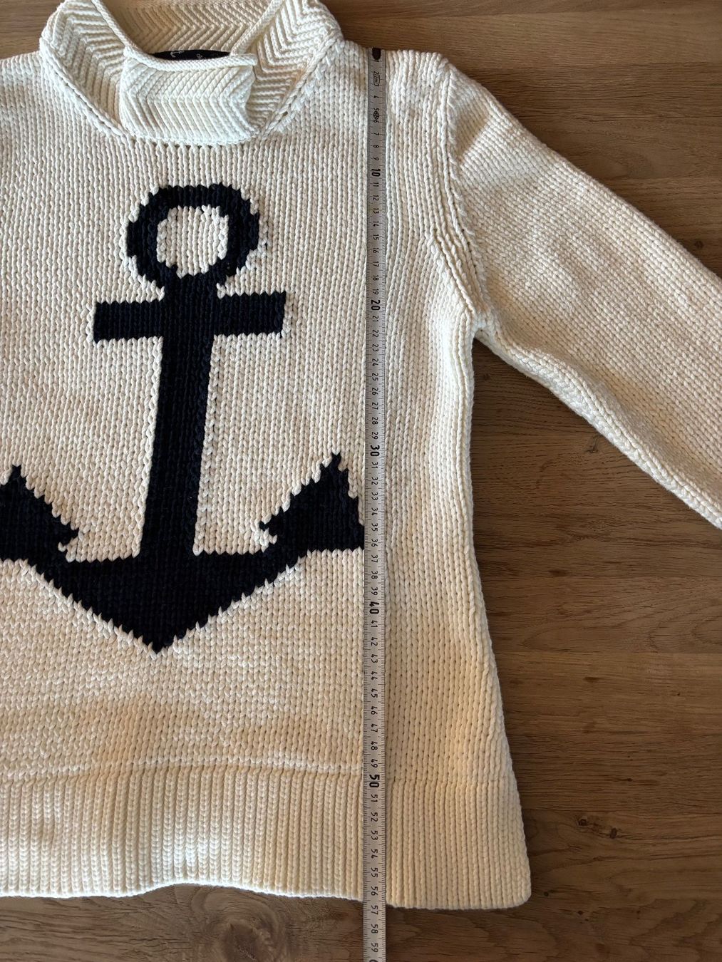 Marc Cain Maglioni & Felpe: Marc Cain Strickpullover mit Anker, creme Gr. N4/EU 38/40 – Usato da Horgen venduto da uge_pd5p 5