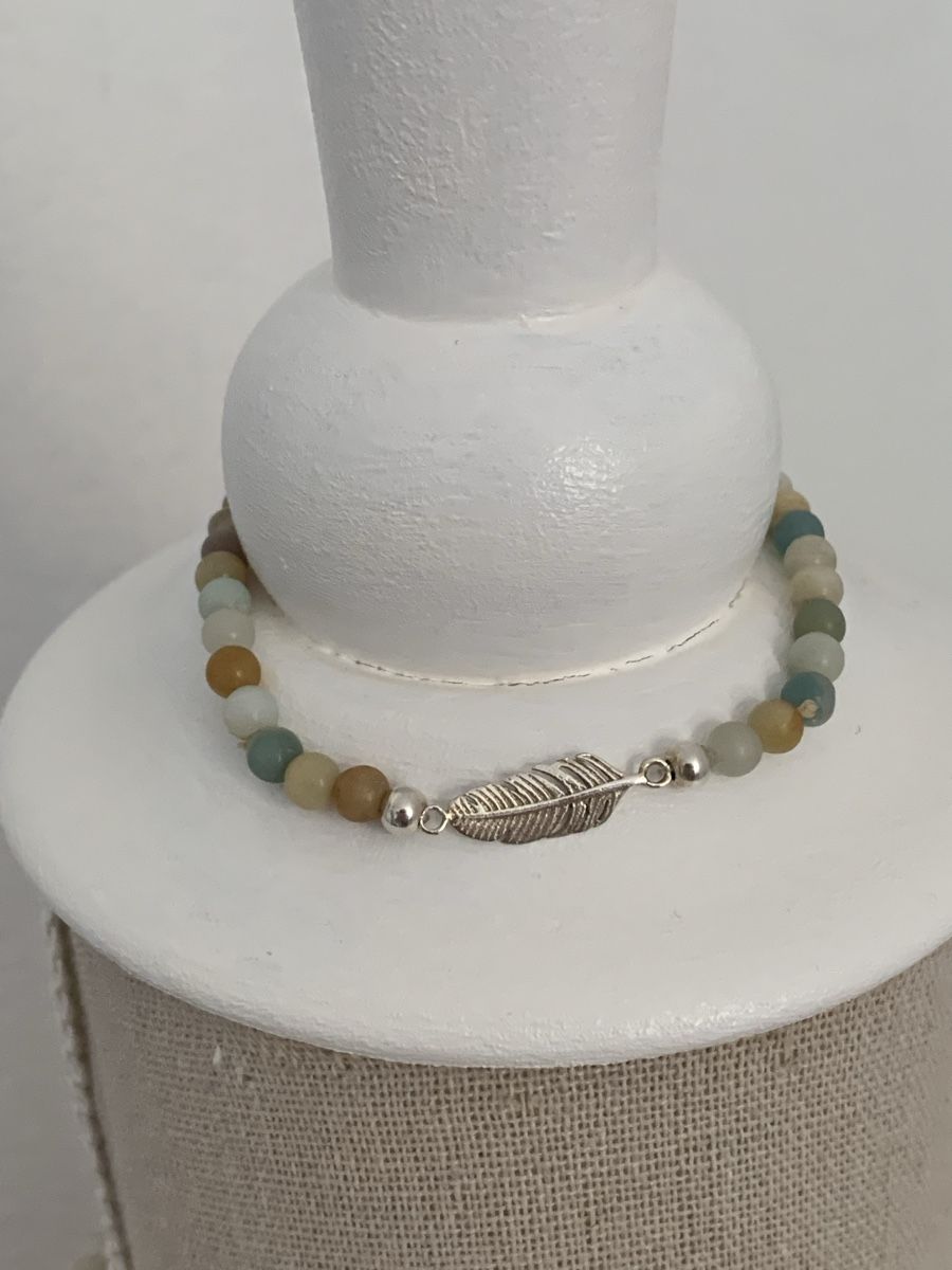 Catenine: Collier et bracelet Glambou neuf en amazonite – Nuovo e nell'imballaggio originale da Gland venduto da TallyEva 2