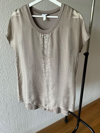 100% Seide Top ALBA MODA Gr. 36