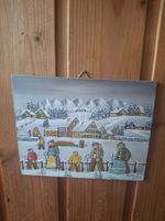 Wunderschöne Winter Bild Familin in Spaziergang * 90