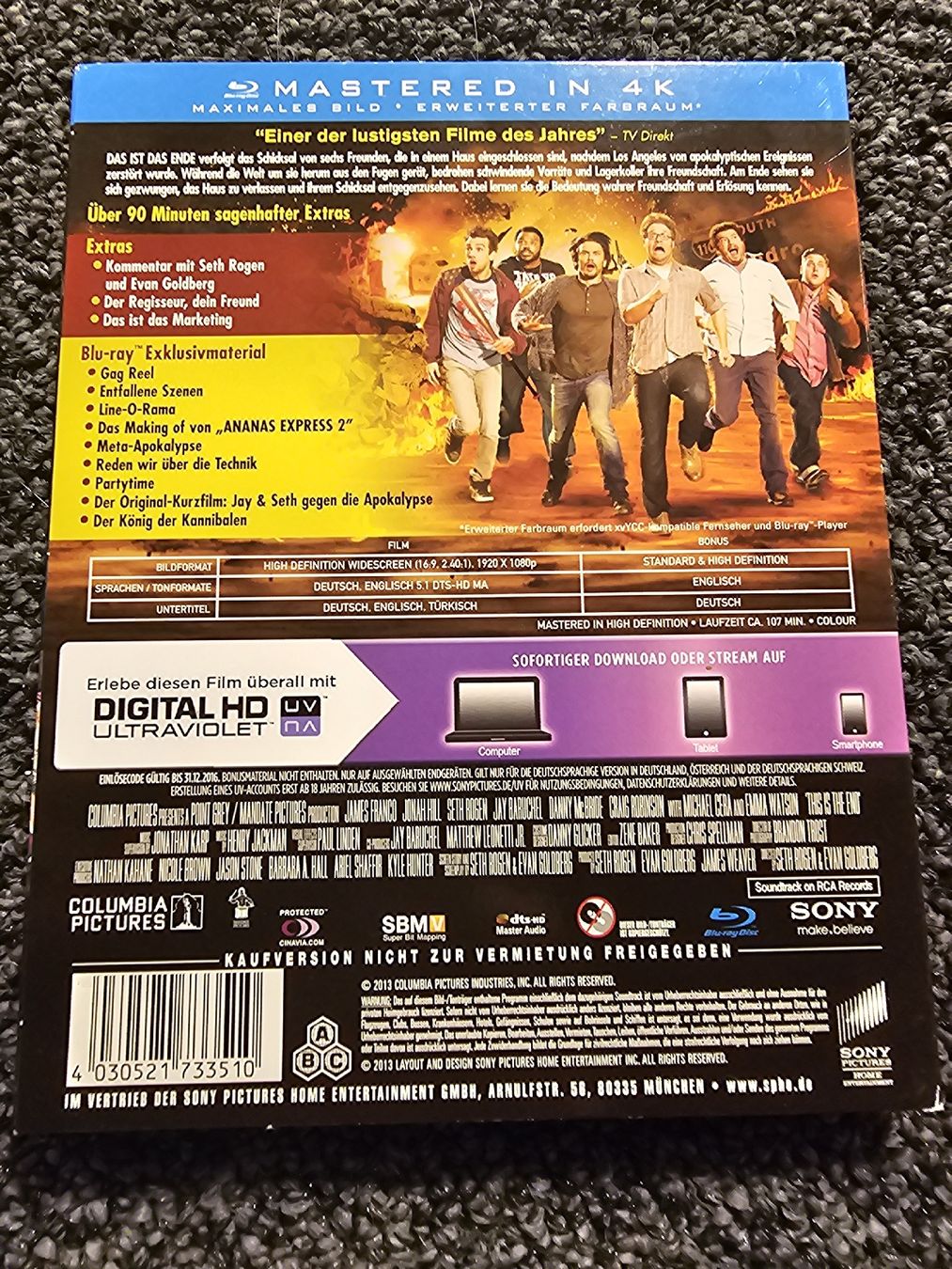Tutti i DVDs: Blu-ray "Das ist das Ende"  – Usato da Ruswil venduto da jan_bxl5 1